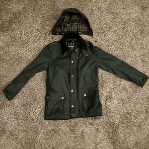 Barbour Ashby Wax Jacket with Hood